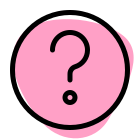 Question mark sign for help and support section icon