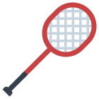 Raqueta de bádminton Filled icon