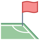 Fútbol Corner Filled icon