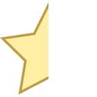 Star Half icon