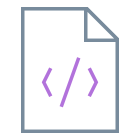 Archivo de código icon
