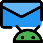 Email client software in Android operating system icon