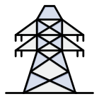 tour-électrique-externe-source-d'énergie-et-industrie-électrique-flatart-icons-lineal-color-flatarticons icon