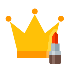 Crown and Lipstick icon