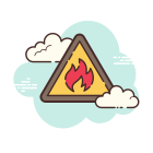 inflammable icon