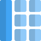 colonne-externe-gauche-avec-cellules-au-panneau-droit-grille-ombre-tal-revivo icon