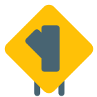 Externe-Kreuzung-Abschaltung-von-der-Autobahn-zum-Linksverkehr-Farbe-tal-revivo icon