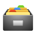 카드 파일 상자 이모티콘 icon
