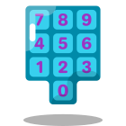 数字キー icon