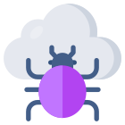 external-Cloud-Bug-security-vectorslab-flat-vectorslab icon