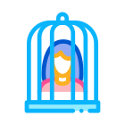 Woman in Cage icon