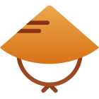 Chapéu asiático icon