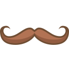 Moustache en croc icon