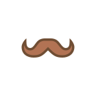 Hercule-Poirot-Schnurrbart icon