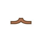 Moustache pyramidale icon