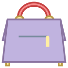 Visão traseira da bolsa icon