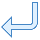 Down Left icon