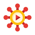 Video advertising icon