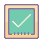 Ausgefüllte Checkbox icon