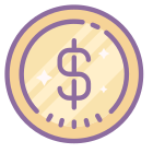 US-Dollar eingekreist icon