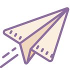 Aereo di carta icon