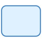 Прямоугольник со скругленными углами icon