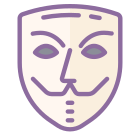 Guy-Fawkes-Maske icon