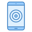 Touchscreen-Smartphone icon