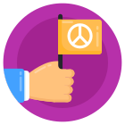 Peace Flag icon