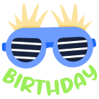 Birthday Glasses icon