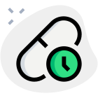 Medication to be taken at certain time icon