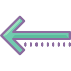 Freccia lunga a sinistra icon