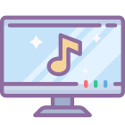 Clip musical icon