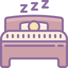 Sleeping in Bed icon