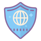 Escudo de internet icon