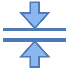 Fusionner horizontalement icon