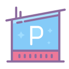 Überdachtes Parken icon