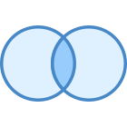 Mengendiagramm Schnittmenge icon