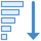 Descending Sorting icon