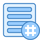 Flux d'activité avec hashtag icon