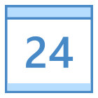 Calendário 24 icon