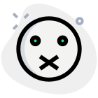 Cold shivring face expression of winter emoji icon