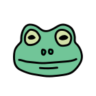 visage de grenouille icon