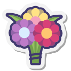 꽃 꽃다발 icon