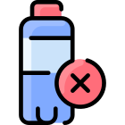 No Plastic Bottles icon