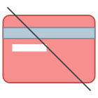 없음 신용 카드 없음 icon