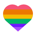 Herz Regenbogen icon
