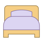 Cama individual icon