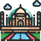 Taj Mahal icon