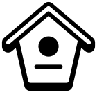 Cabane pour oiseaux icon